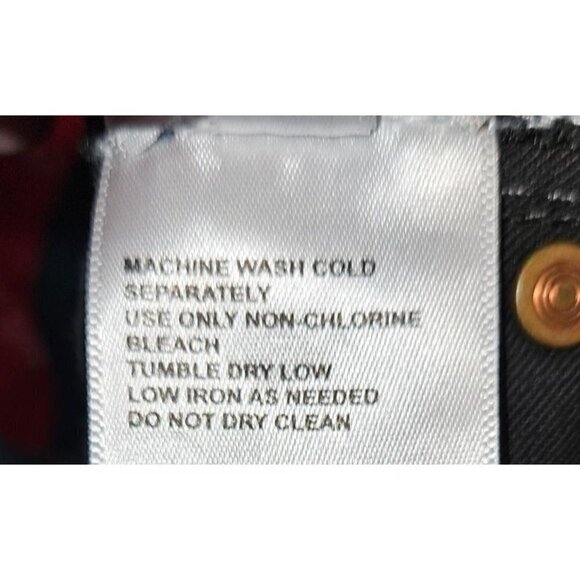 BDG Slim Straight Jeans Sz 26 2 High Rise Button Fly Patchwork Frayed Distressed - Picture 12 of 15